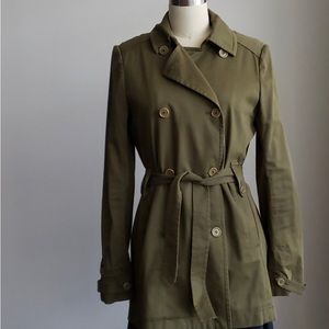 Theory Trench Coat - Olive S